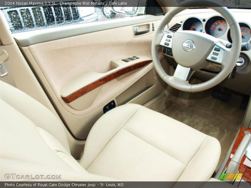 Champagne Mist Metallic / Cafe Latte 2004 Nissan Maxima 3.5 SL