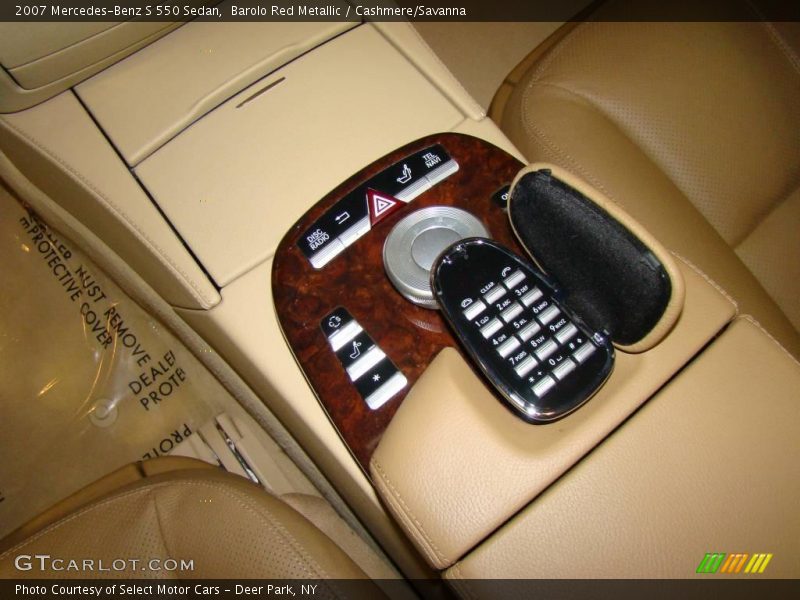 Barolo Red Metallic / Cashmere/Savanna 2007 Mercedes-Benz S 550 Sedan