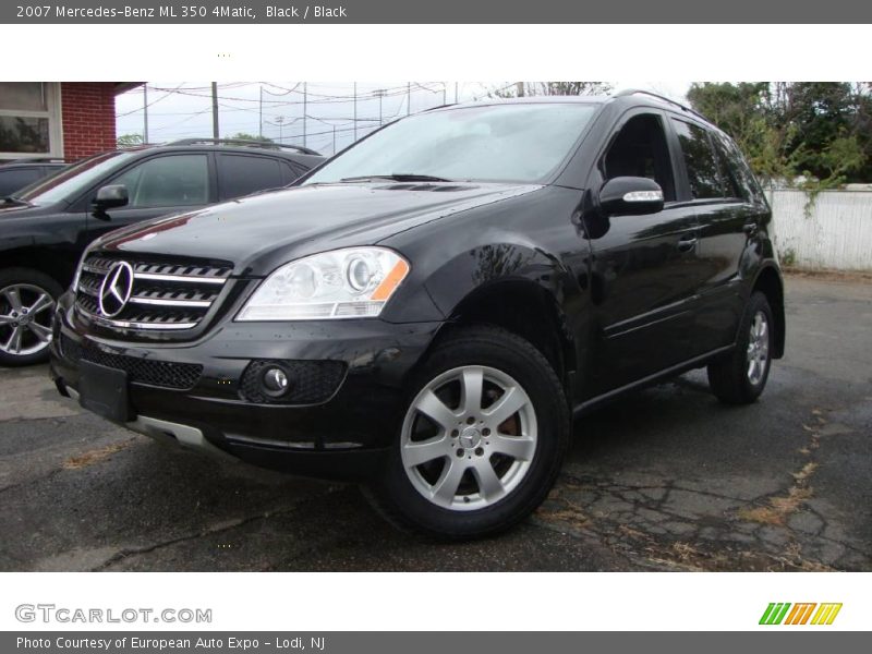 Black / Black 2007 Mercedes-Benz ML 350 4Matic