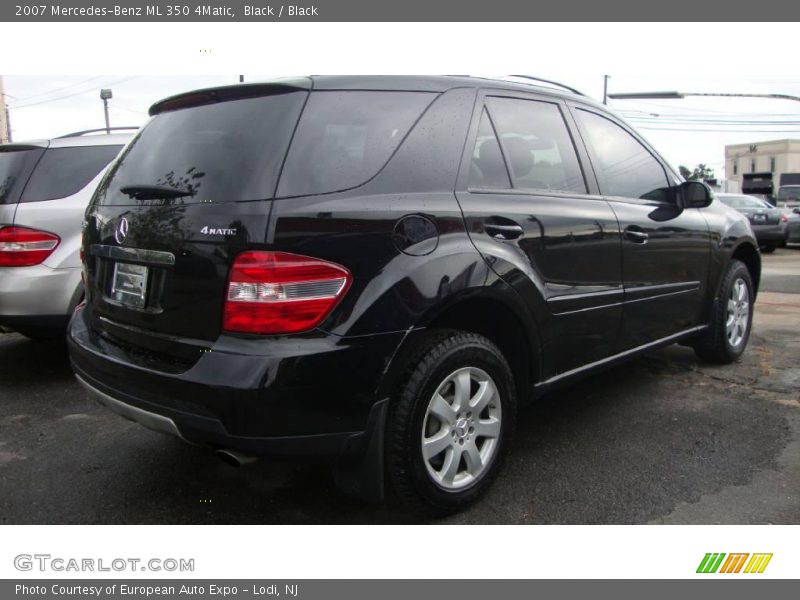 Black / Black 2007 Mercedes-Benz ML 350 4Matic