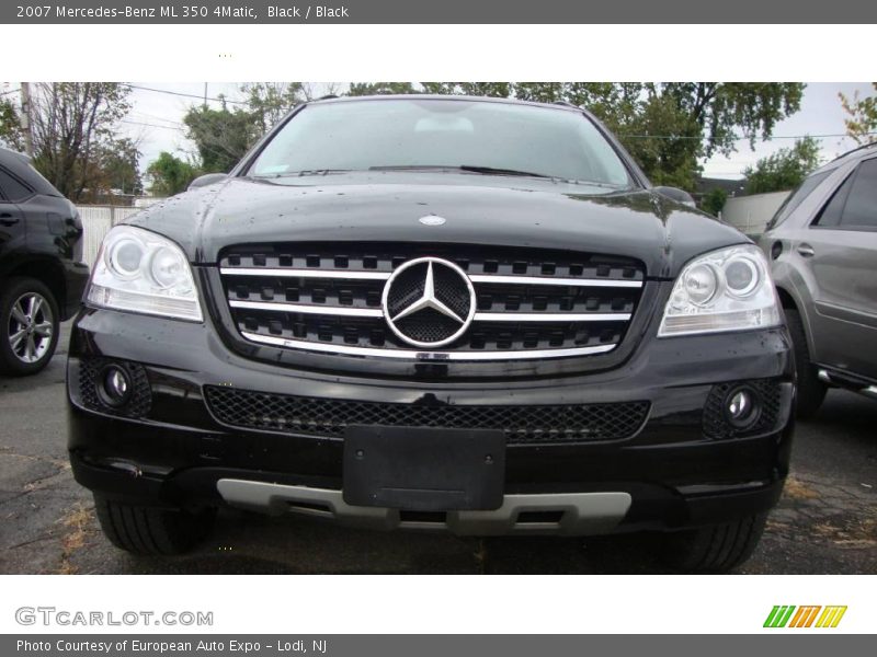 Black / Black 2007 Mercedes-Benz ML 350 4Matic