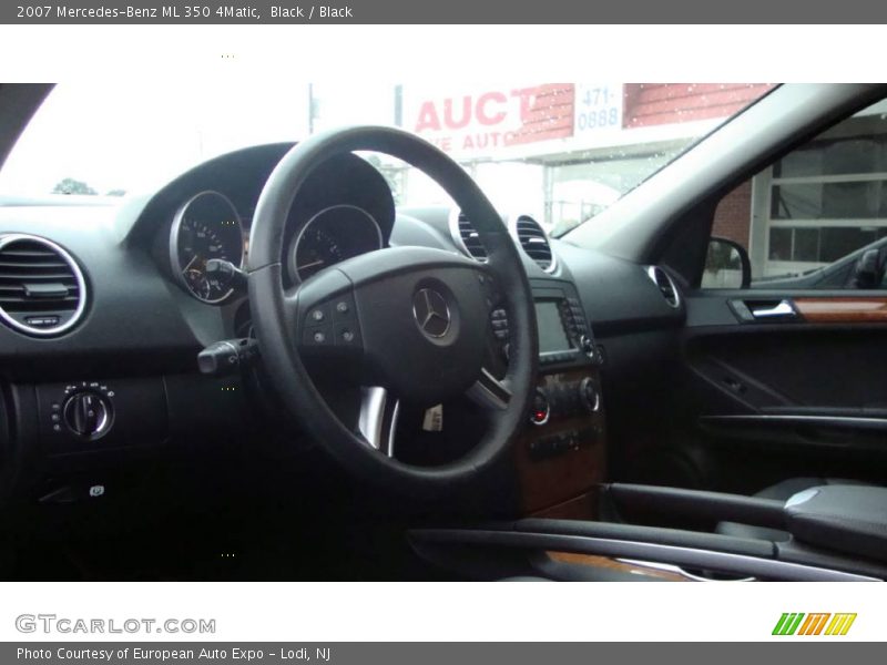 Black / Black 2007 Mercedes-Benz ML 350 4Matic