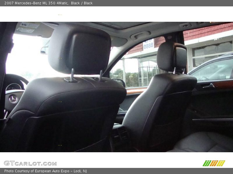 Black / Black 2007 Mercedes-Benz ML 350 4Matic