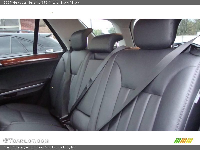 Black / Black 2007 Mercedes-Benz ML 350 4Matic