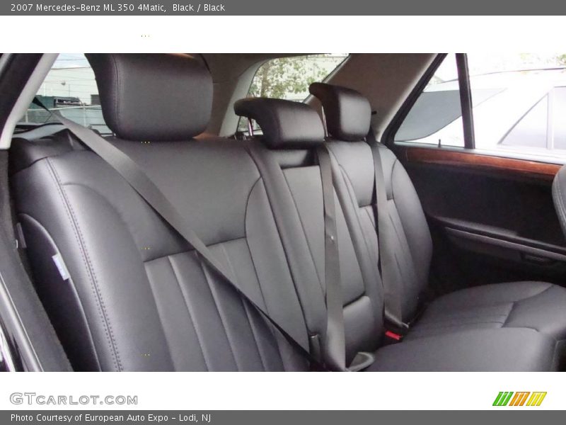 Black / Black 2007 Mercedes-Benz ML 350 4Matic