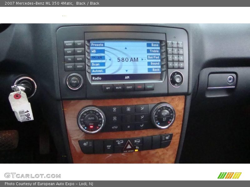 Black / Black 2007 Mercedes-Benz ML 350 4Matic