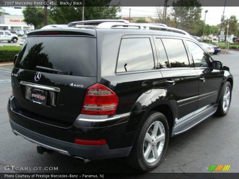 Black / Black 2007 Mercedes-Benz GL 450