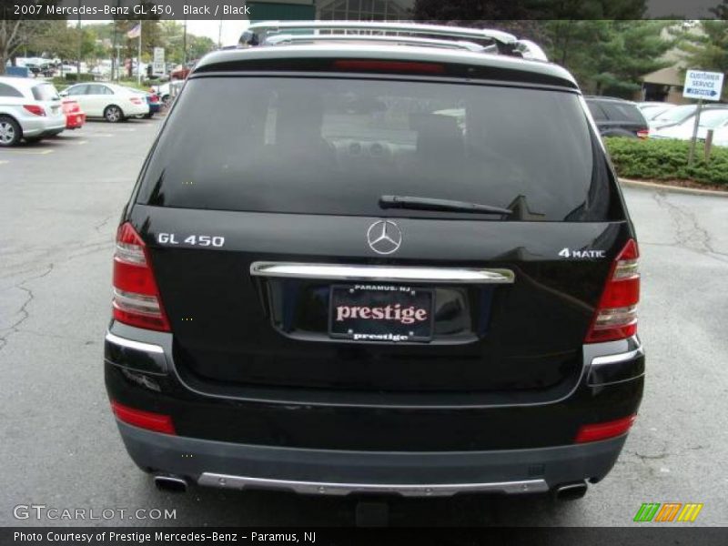 Black / Black 2007 Mercedes-Benz GL 450