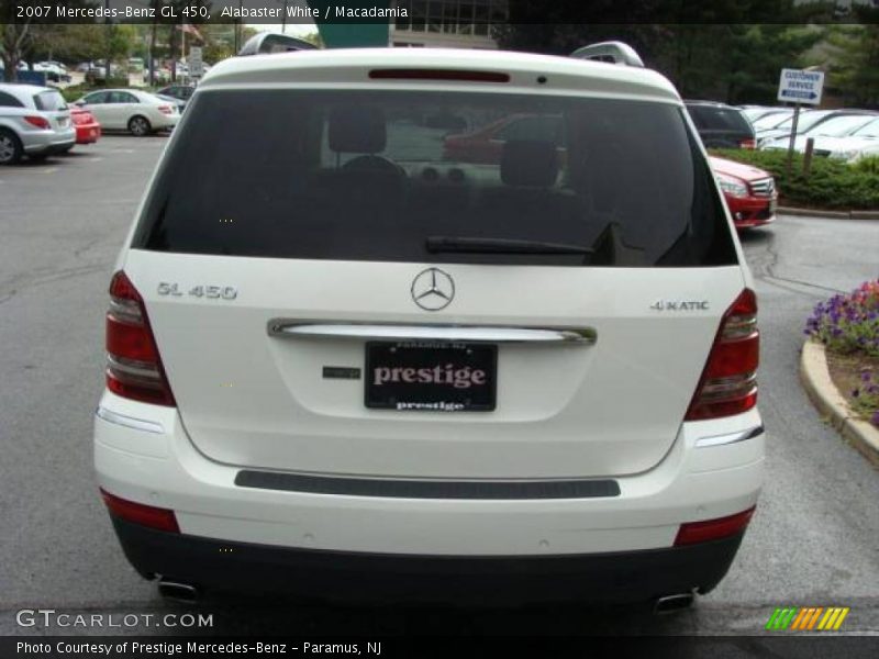 Alabaster White / Macadamia 2007 Mercedes-Benz GL 450