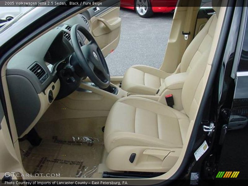 Black / Pure Beige 2005 Volkswagen Jetta 2.5 Sedan
