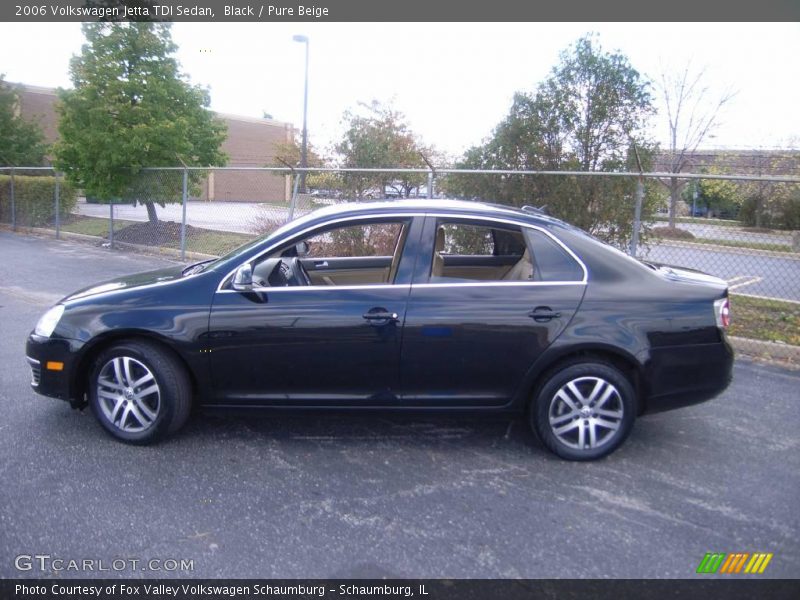 Black / Pure Beige 2006 Volkswagen Jetta TDI Sedan