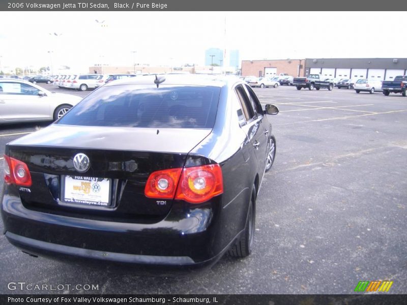 Black / Pure Beige 2006 Volkswagen Jetta TDI Sedan