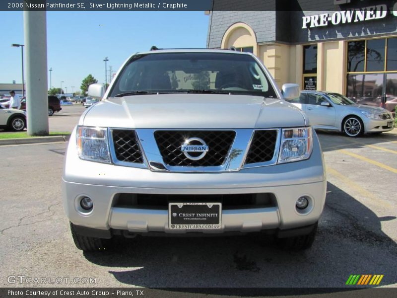 Silver Lightning Metallic / Graphite 2006 Nissan Pathfinder SE