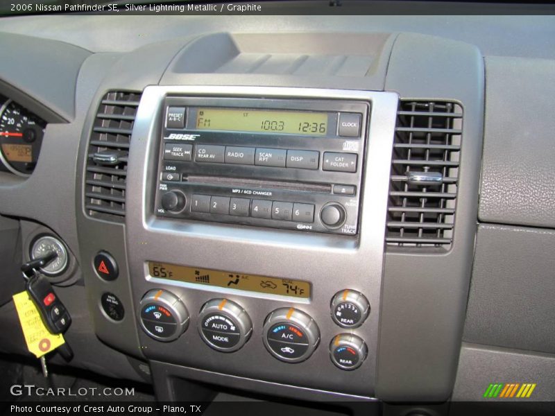 Silver Lightning Metallic / Graphite 2006 Nissan Pathfinder SE