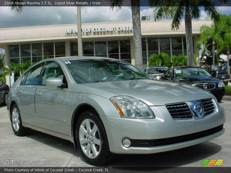 Liquid Silver Metallic / Frost 2006 Nissan Maxima 3.5 SL