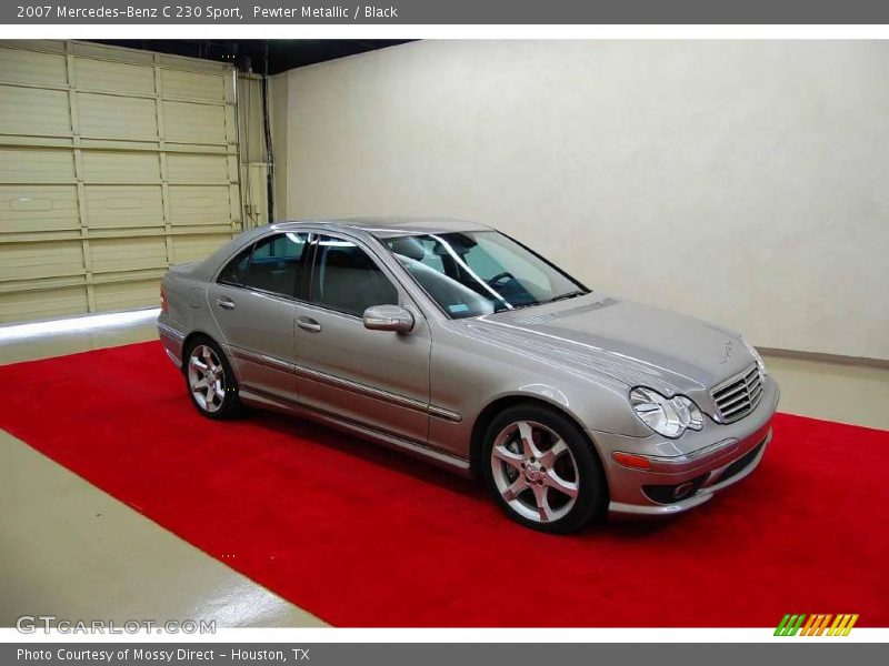 Pewter Metallic / Black 2007 Mercedes-Benz C 230 Sport