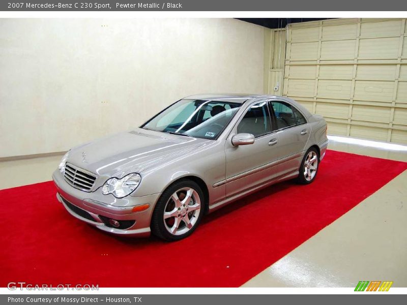 Pewter Metallic / Black 2007 Mercedes-Benz C 230 Sport