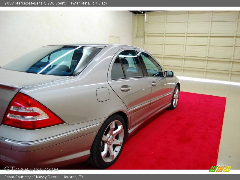 Pewter Metallic / Black 2007 Mercedes-Benz C 230 Sport