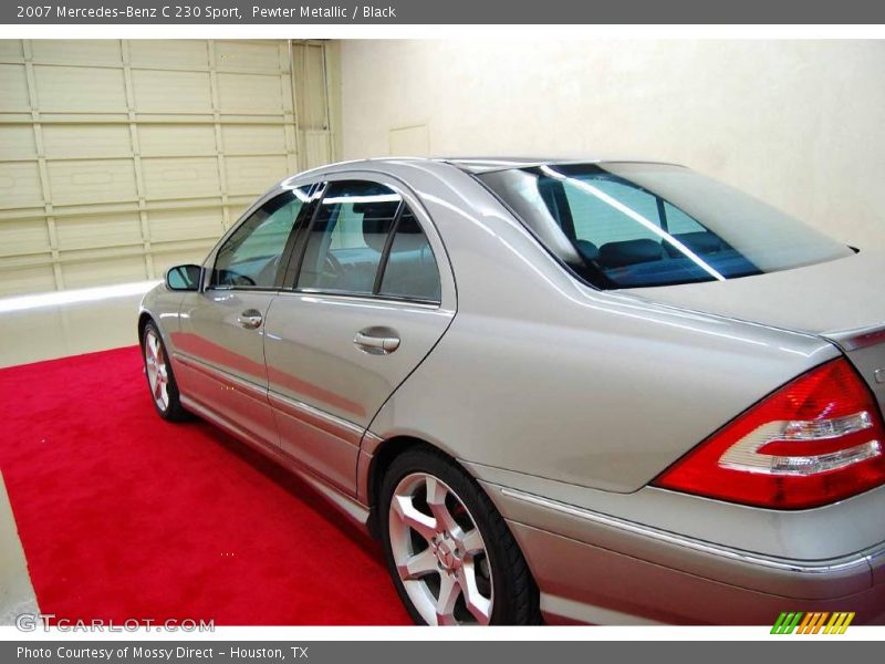 Pewter Metallic / Black 2007 Mercedes-Benz C 230 Sport