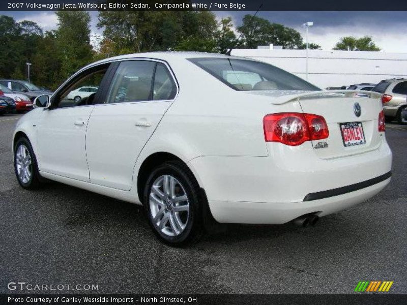 Campanella White / Pure Beige 2007 Volkswagen Jetta Wolfsburg Edition Sedan