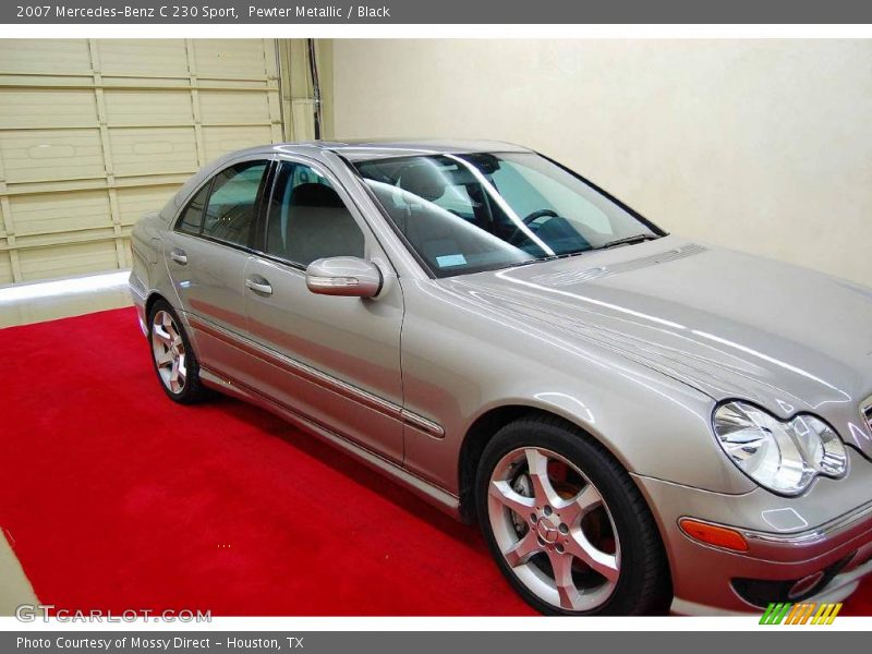 Pewter Metallic / Black 2007 Mercedes-Benz C 230 Sport