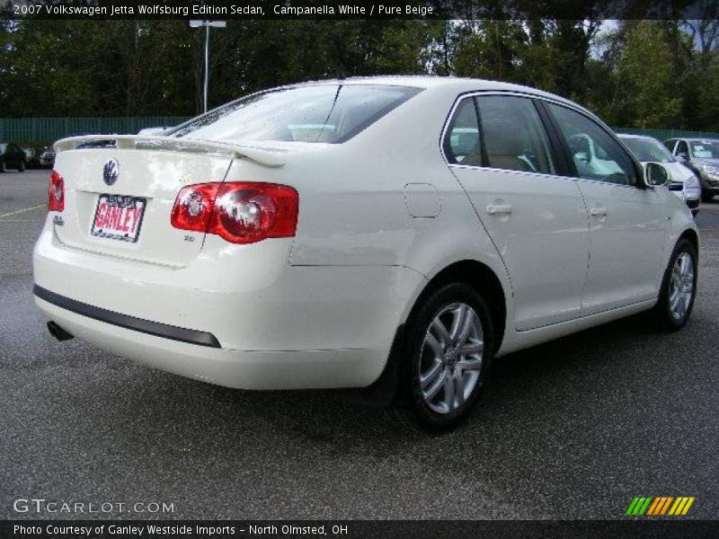 Campanella White / Pure Beige 2007 Volkswagen Jetta Wolfsburg Edition Sedan