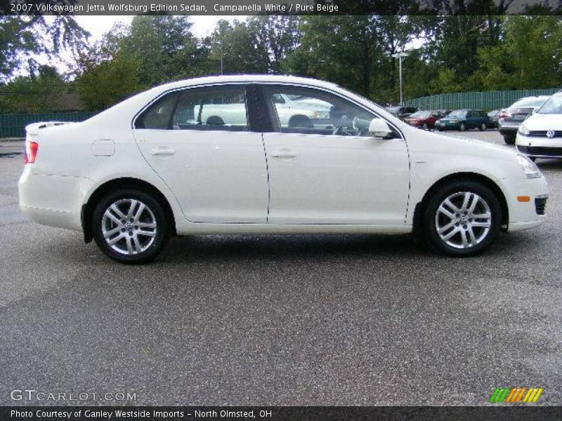 Campanella White / Pure Beige 2007 Volkswagen Jetta Wolfsburg Edition Sedan
