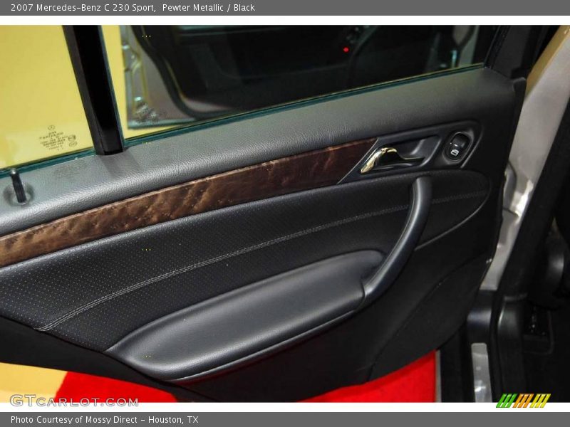 Pewter Metallic / Black 2007 Mercedes-Benz C 230 Sport