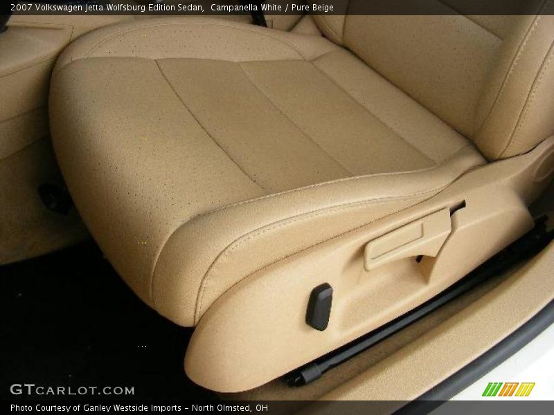 Campanella White / Pure Beige 2007 Volkswagen Jetta Wolfsburg Edition Sedan