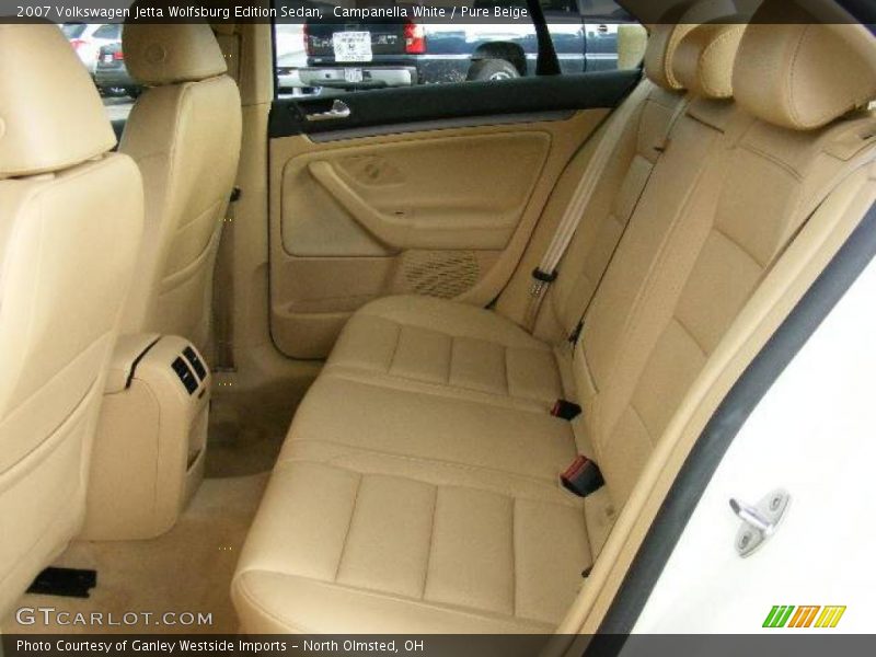 Campanella White / Pure Beige 2007 Volkswagen Jetta Wolfsburg Edition Sedan