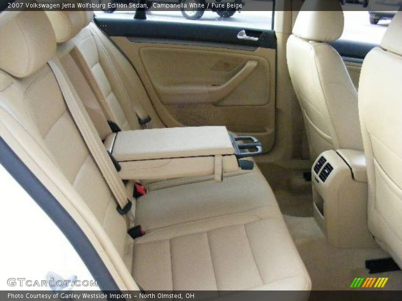 Campanella White / Pure Beige 2007 Volkswagen Jetta Wolfsburg Edition Sedan