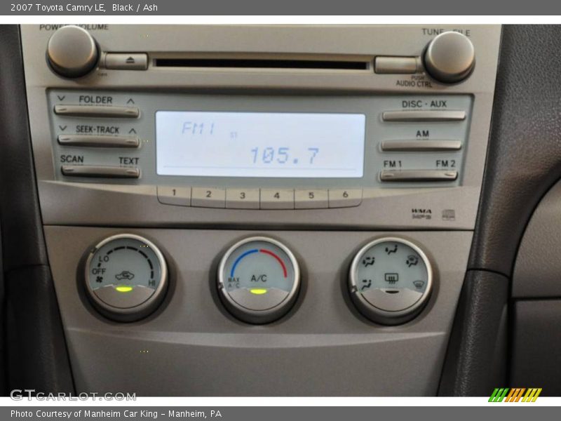 Black / Ash 2007 Toyota Camry LE