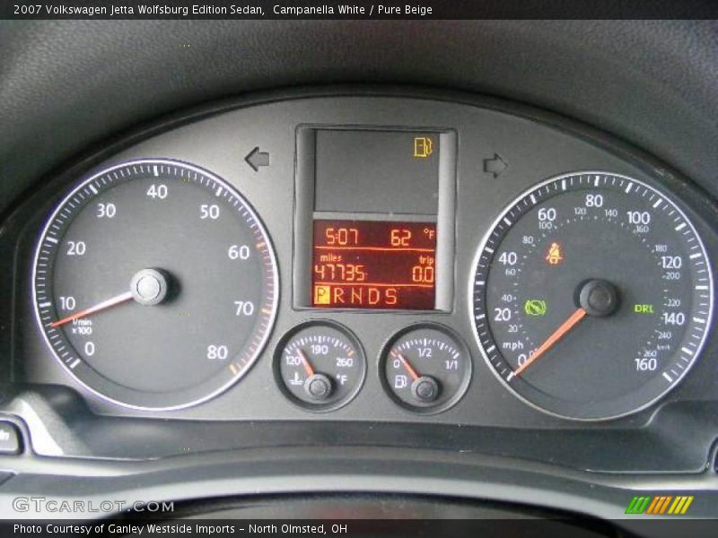 Campanella White / Pure Beige 2007 Volkswagen Jetta Wolfsburg Edition Sedan
