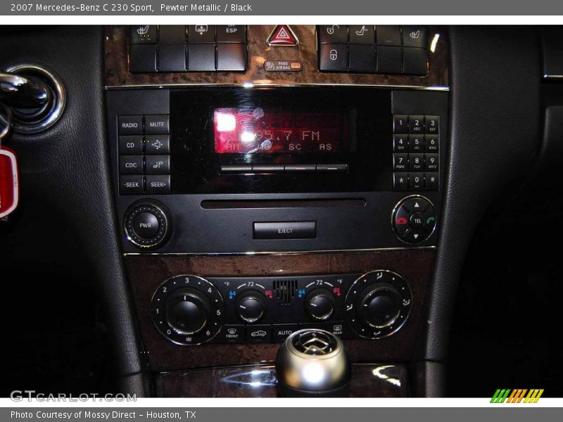 Pewter Metallic / Black 2007 Mercedes-Benz C 230 Sport