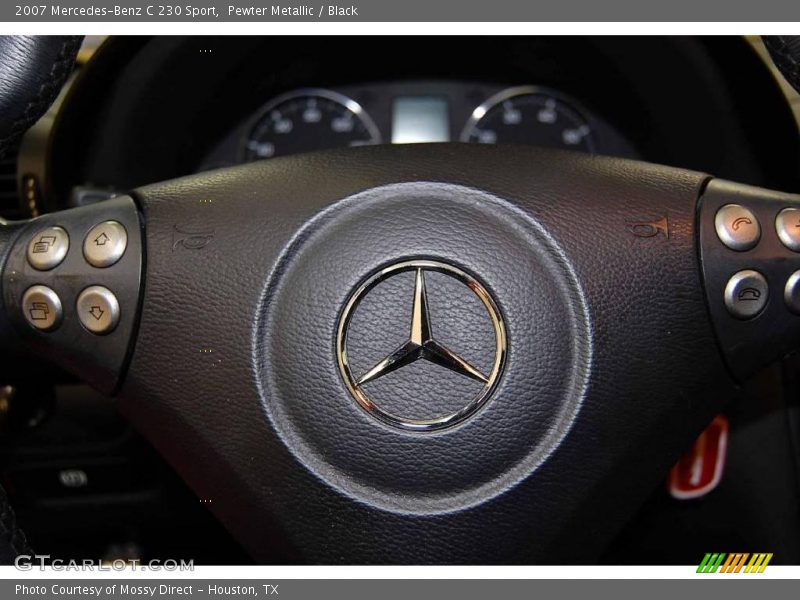 Pewter Metallic / Black 2007 Mercedes-Benz C 230 Sport