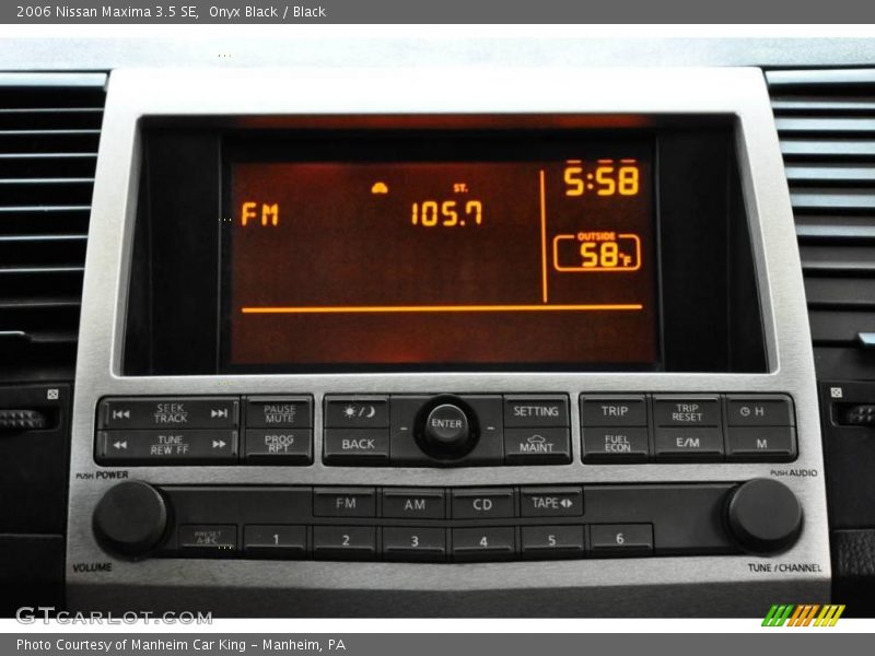 Onyx Black / Black 2006 Nissan Maxima 3.5 SE