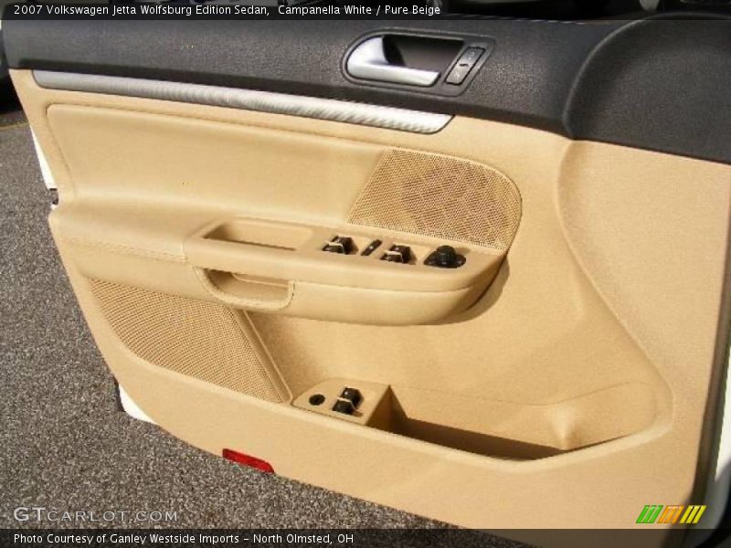 Campanella White / Pure Beige 2007 Volkswagen Jetta Wolfsburg Edition Sedan