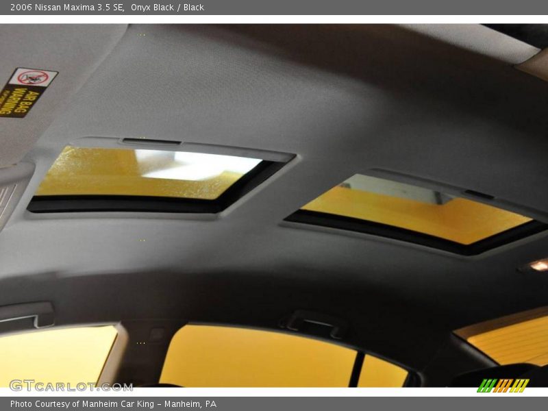 Onyx Black / Black 2006 Nissan Maxima 3.5 SE
