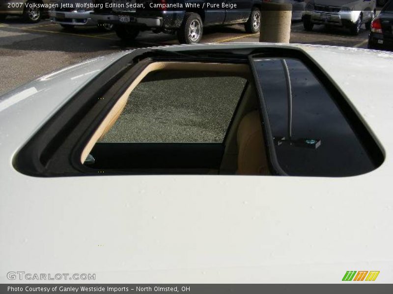 Campanella White / Pure Beige 2007 Volkswagen Jetta Wolfsburg Edition Sedan