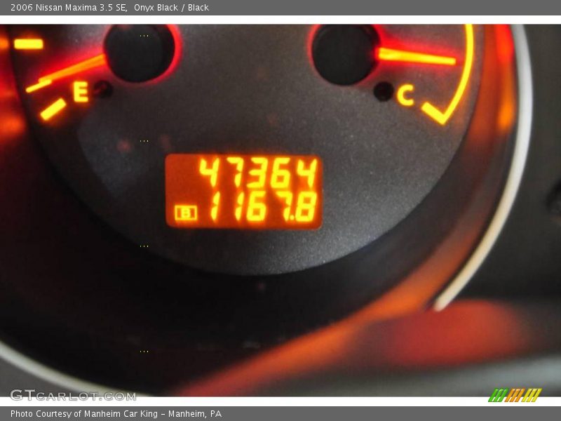 Onyx Black / Black 2006 Nissan Maxima 3.5 SE