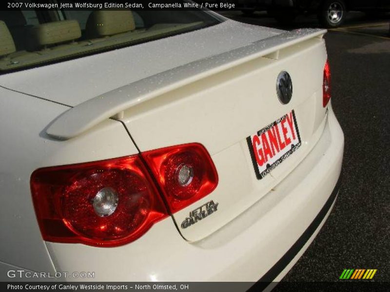 Campanella White / Pure Beige 2007 Volkswagen Jetta Wolfsburg Edition Sedan