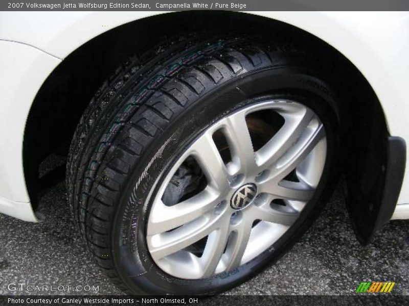 Campanella White / Pure Beige 2007 Volkswagen Jetta Wolfsburg Edition Sedan