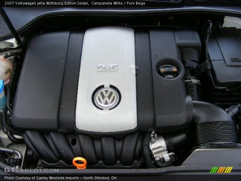 Campanella White / Pure Beige 2007 Volkswagen Jetta Wolfsburg Edition Sedan