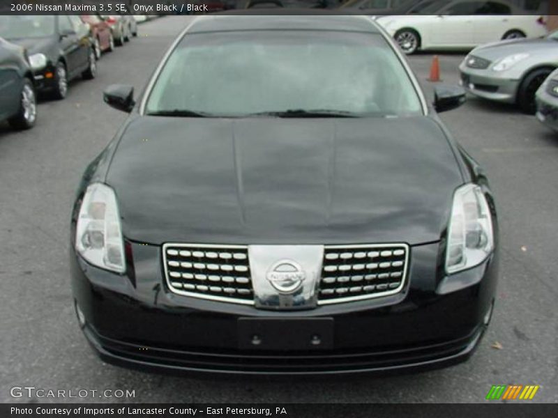 Onyx Black / Black 2006 Nissan Maxima 3.5 SE