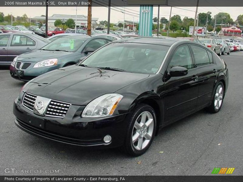 Onyx Black / Black 2006 Nissan Maxima 3.5 SE