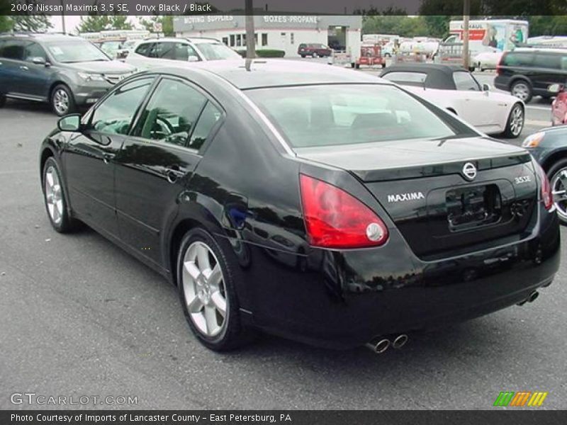 Onyx Black / Black 2006 Nissan Maxima 3.5 SE