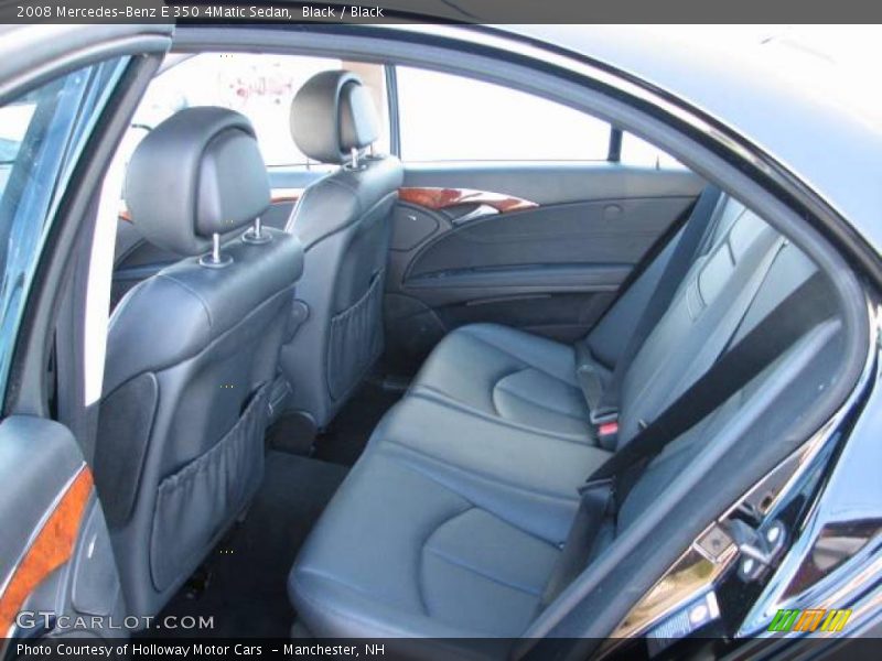 Black / Black 2008 Mercedes-Benz E 350 4Matic Sedan