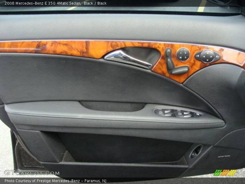Black / Black 2008 Mercedes-Benz E 350 4Matic Sedan