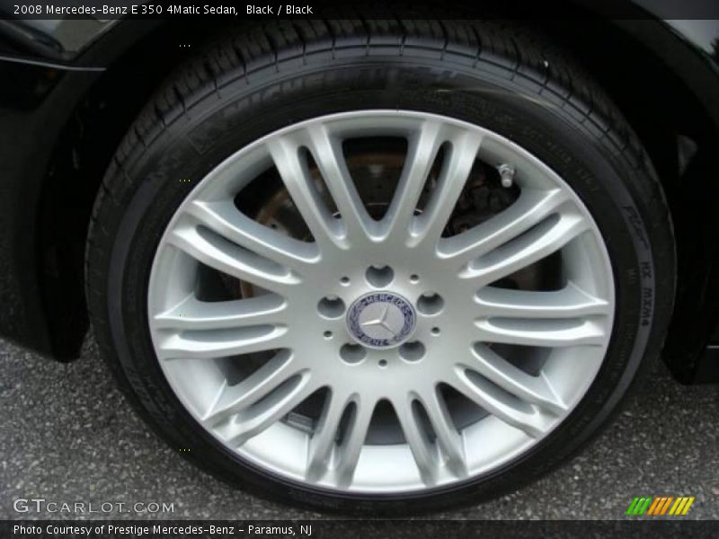 Black / Black 2008 Mercedes-Benz E 350 4Matic Sedan
