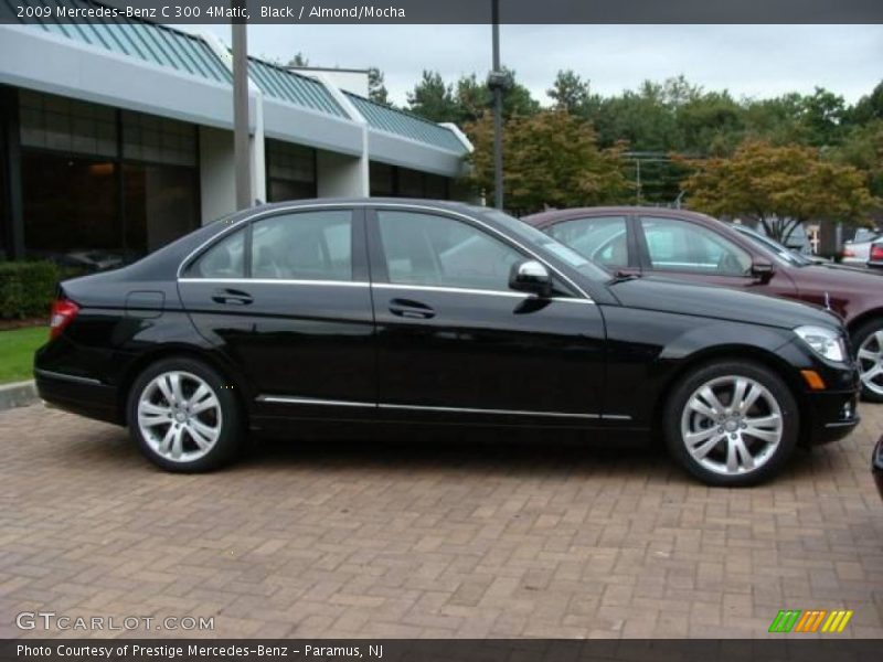Black / Almond/Mocha 2009 Mercedes-Benz C 300 4Matic